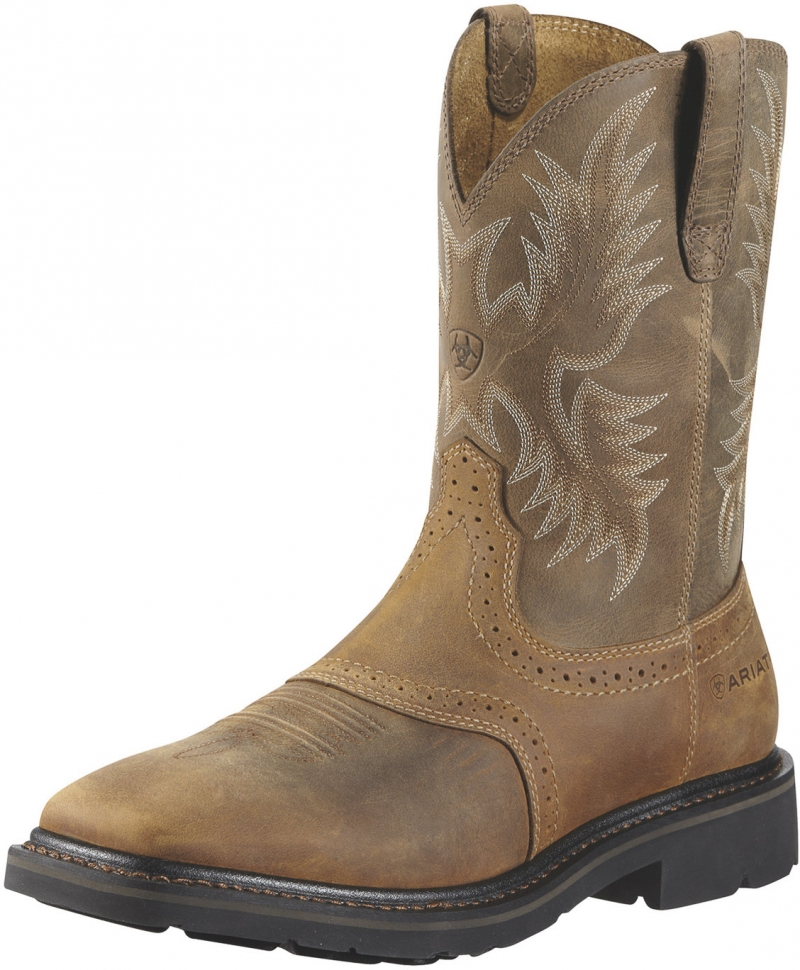 Ariat SIERRA Pull-On Wide Square Toe - Aged Bark